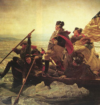 George Washington crossing the Delaware